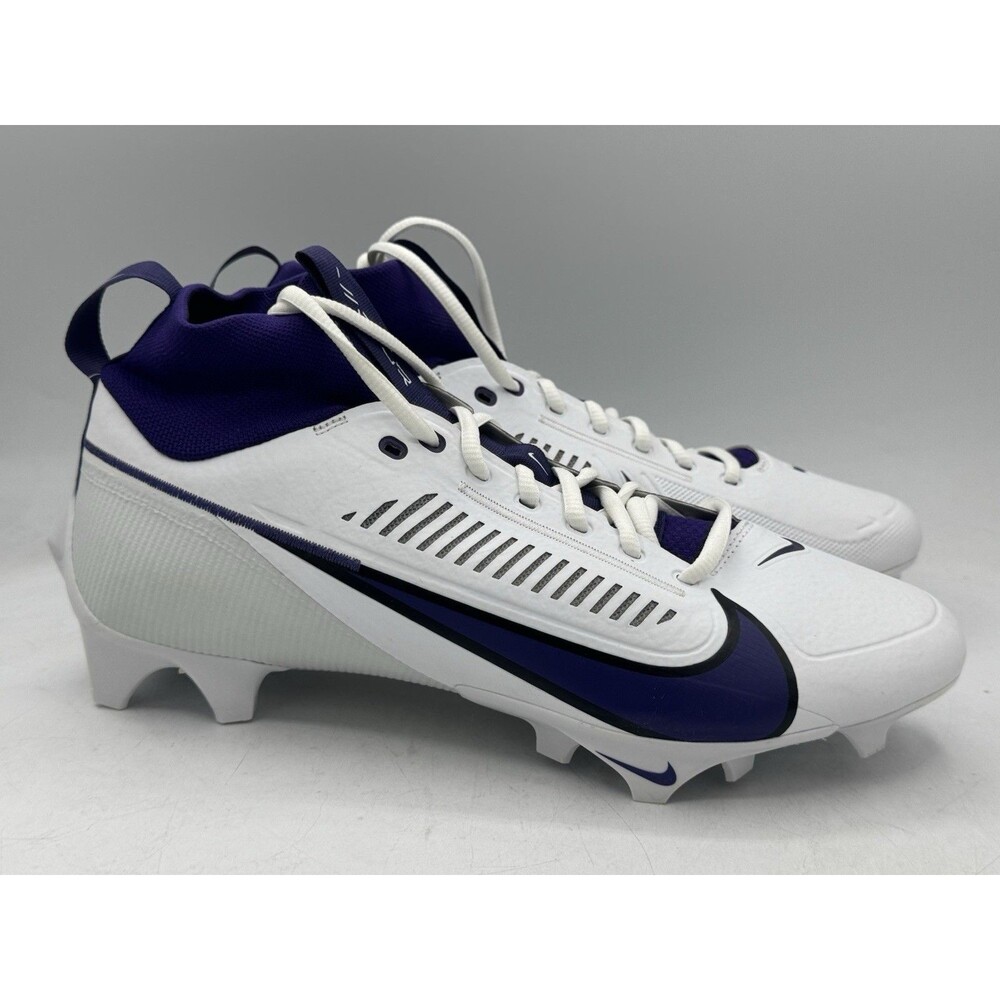 Nike Vapor Edge Pro 360 2 TB White Purple Cleats FJ1581-150 Men's Size 10
